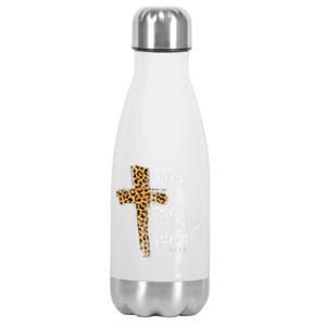 Spoiler Alert Tomb Was Empty Easter Religious Christian Gift Cute Gift Stainless Steel Insulated Water Bottle