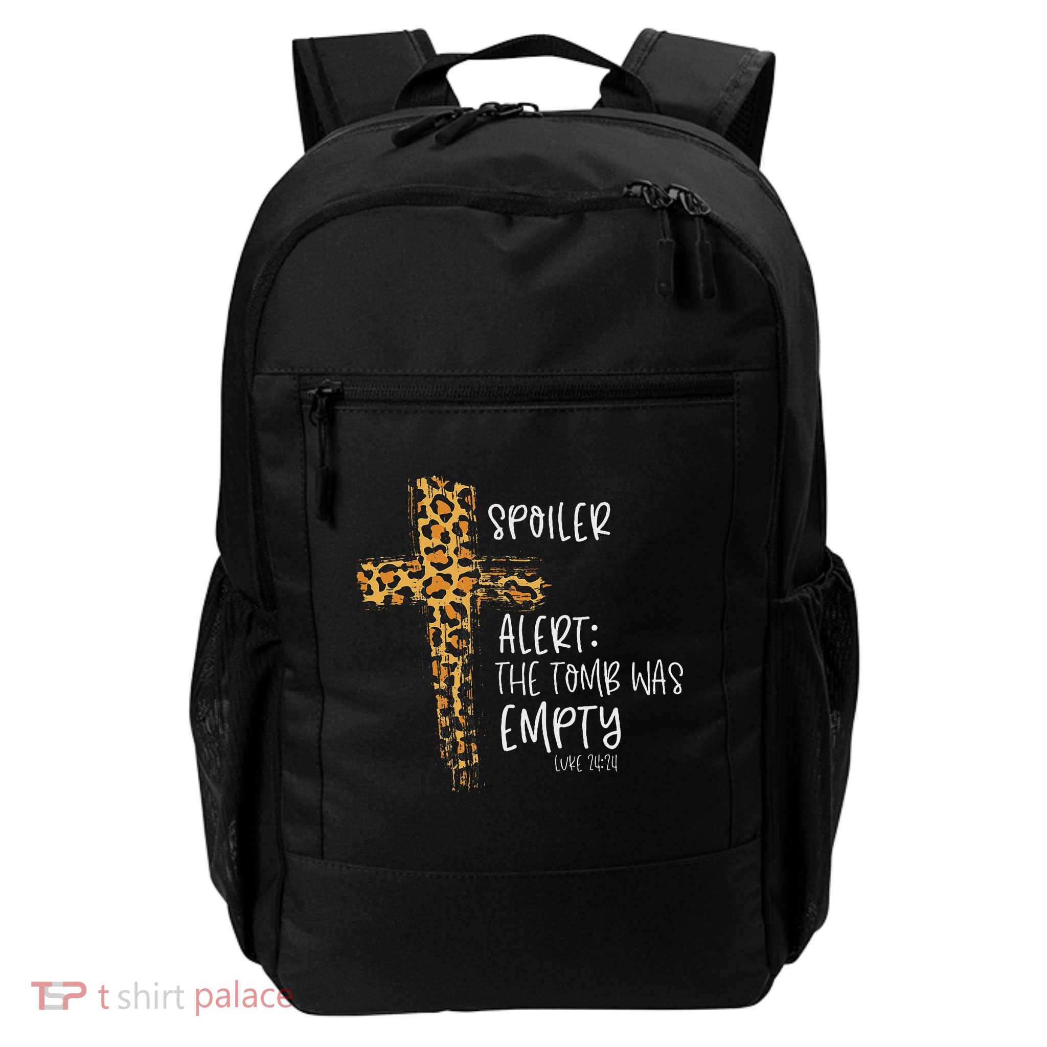 Spoiler Alert Tomb Was Empty Easter Religious Christian Gift Daily Commute Backpack