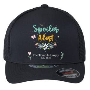 Spoiler Alert The Tomb Is Empty Luke 24:24 Great Gift Flexfit Unipanel Trucker Cap