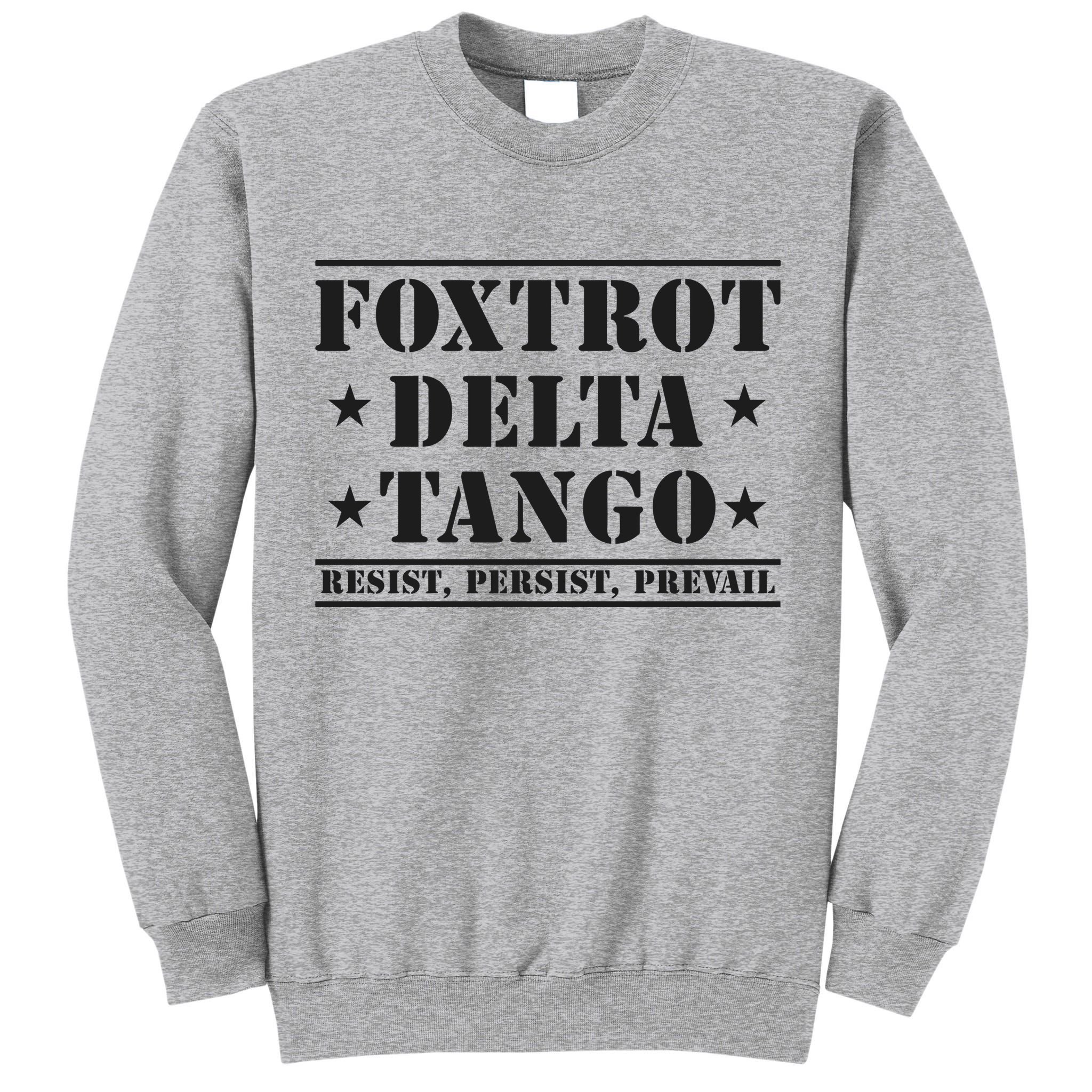 Subtle Anti Trump Fdt Democrat Resistance Gift Tall Sweatshirt