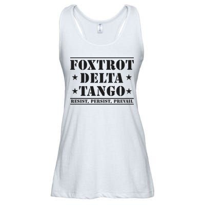Subtle Anti Trump Fdt Democrat Resistance Gift Ladies Essential Flowy Tank