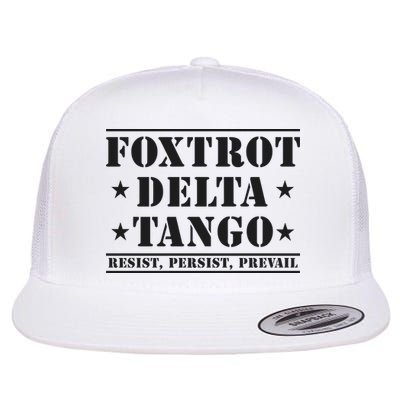 Subtle Anti Trump Fdt Democrat Resistance Gift Flatbill Hat