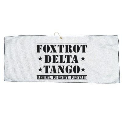 Subtle Anti Trump Fdt Democrat Resistance Gift Large Microfiber Waffle Golf Towel