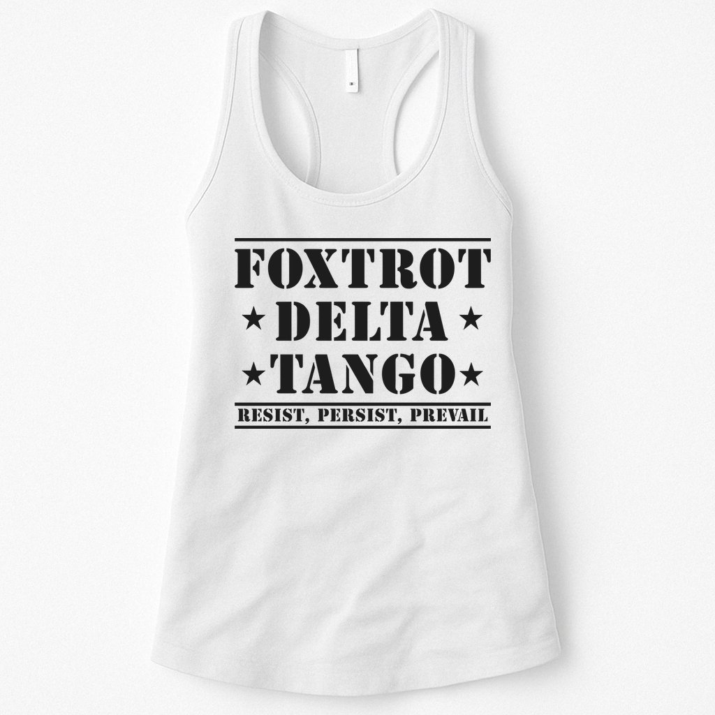 Subtle Anti Trump Fdt Democrat Resistance Gift Womens Tank Top