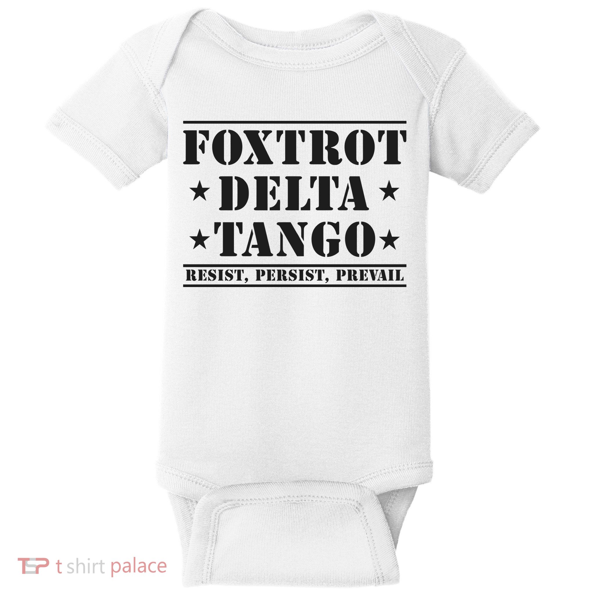 Subtle Anti Trump Fdt Democrat Resistance Gift Baby Bodysuit