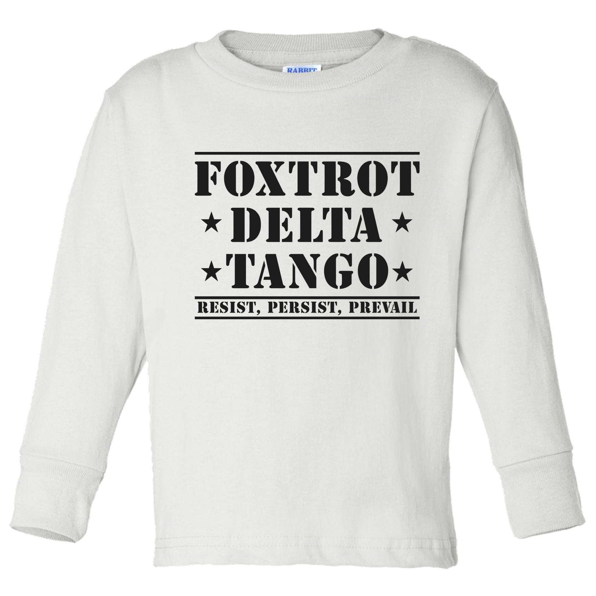 Subtle Anti Trump Fdt Democrat Resistance Gift Toddler Long Sleeve Shirt