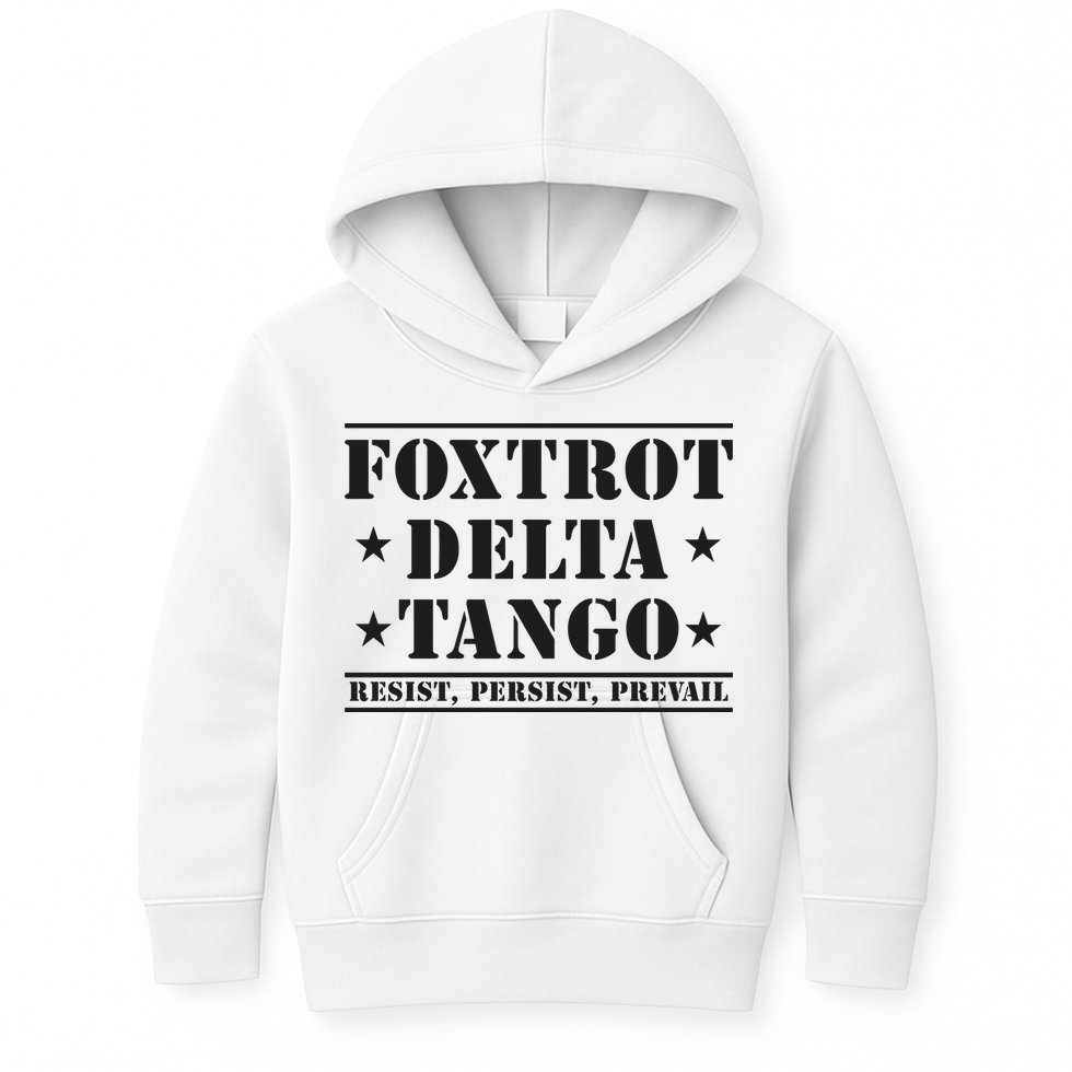 Subtle Anti Trump Fdt Democrat Resistance Gift Kids Hoodie