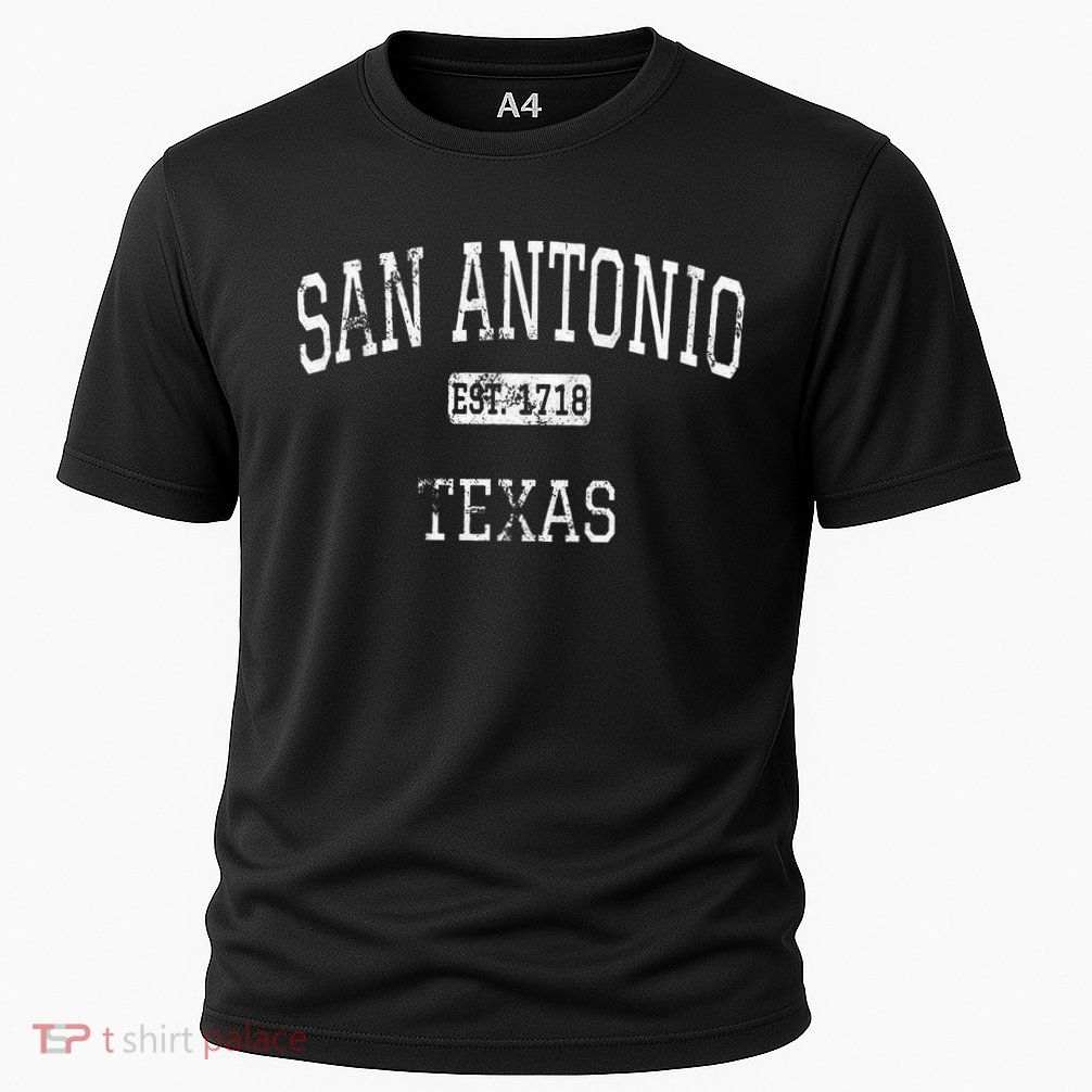 San Antonio Texas TX Vintage Performance Shirt