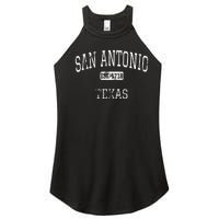 San Antonio Texas TX Vintage Women’s Perfect Tri Rocker Tank