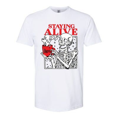 Staying Allve Trendy Coffee Softstyle® CVC T-Shirt