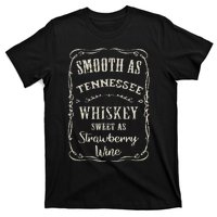 Smooth As Tennessee Whiskey Funny Humour Vacation T-Shirt