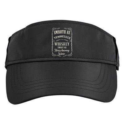 Smooth As Tennessee Whiskey Funny Humour Vacation Adult Drive Performance Visor