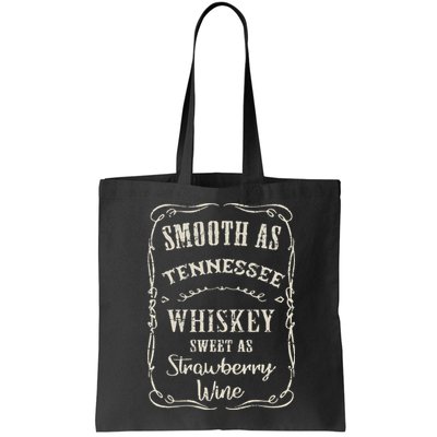 Smooth As Tennessee Whiskey Funny Humour Vacation Bag