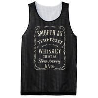 Smooth As Tennessee Whiskey Funny Humour Vacation Mesh Reversible Basketball Jersey Tank