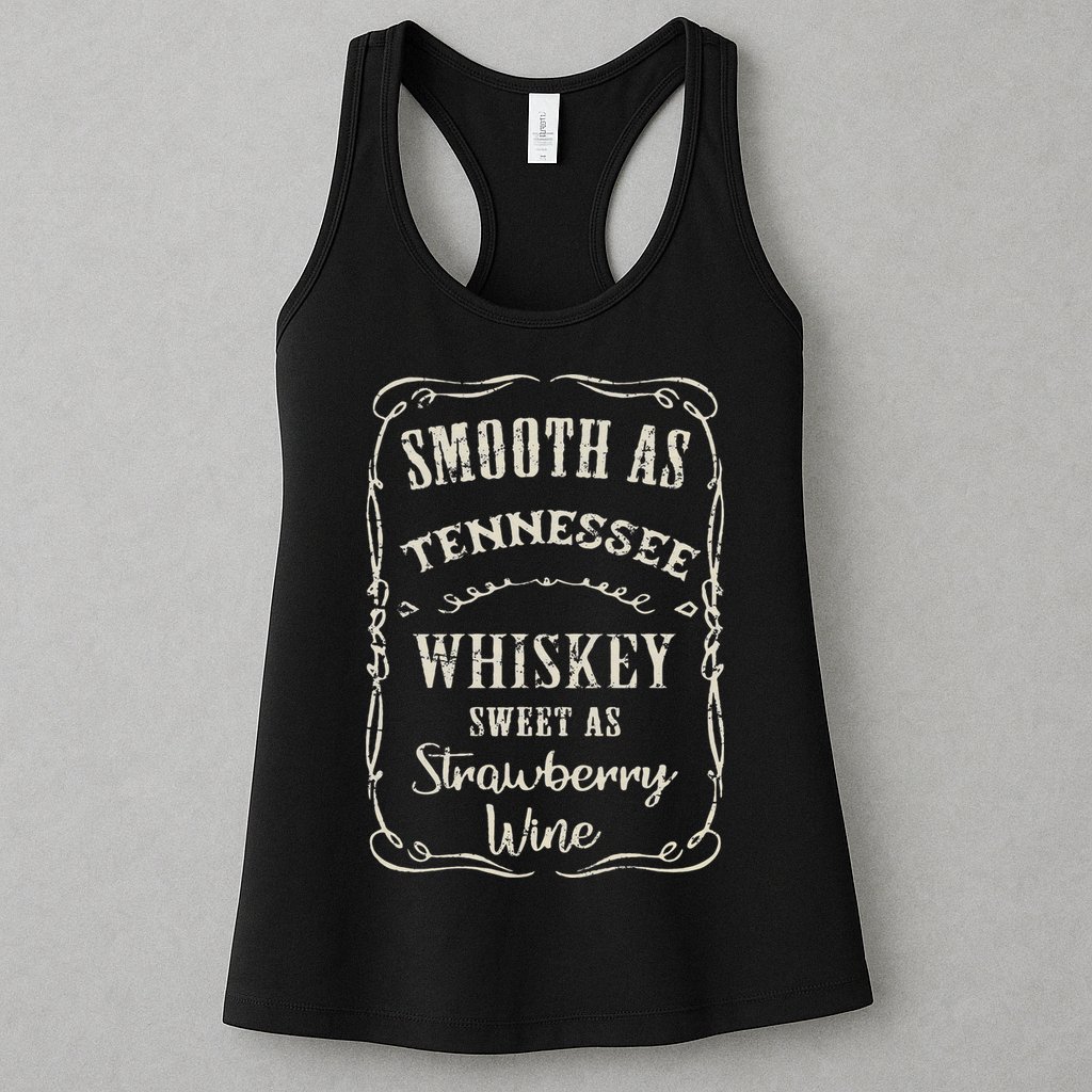 Smooth As Tennessee Whiskey Funny Humour Vacation Womens Tank Top