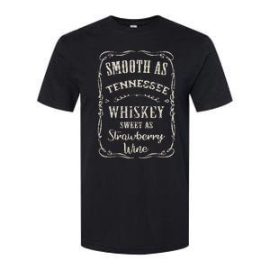 Smooth As Tennessee Whiskey Funny Humour Vacation Softstyle CVC T-Shirt