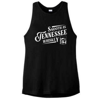 Smooth As Tennessee Whiskey Ladies PosiCharge Tri-Blend Wicking Tank