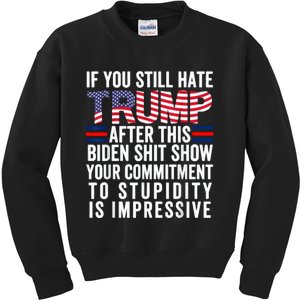 Save America Trump 2024 2 Kids Sweatshirt