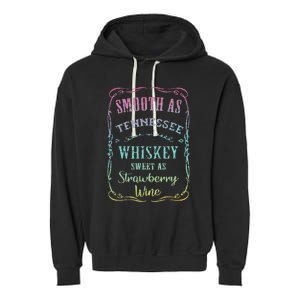 Smooth as Tennessee Whiskey Funny Humour Tee Vacation Garment-Dyed Fleece Hoodie