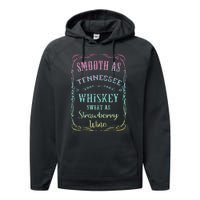 Smooth as Tennessee Whiskey Funny Humour Tee Vacation Performance Fleece Hoodie