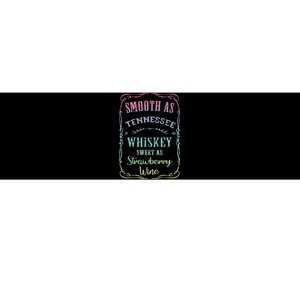 Smooth as Tennessee Whiskey Funny Humour Tee Vacation Bumper Sticker