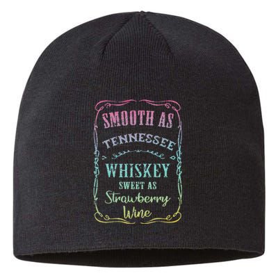 Smooth as Tennessee Whiskey Funny Humour Tee Vacation Sustainable Beanie