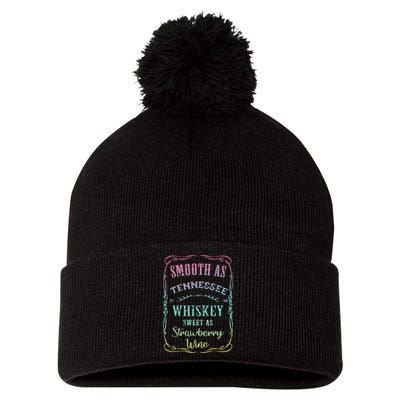 Smooth as Tennessee Whiskey Funny Humour Tee Vacation Pom Pom 12in Knit Beanie