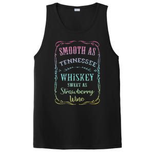 Smooth as Tennessee Whiskey Funny Humour Tee Vacation PosiCharge Competitor Tank