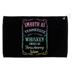 Smooth as Tennessee Whiskey Funny Humour Tee Vacation Grommeted Golf Towel