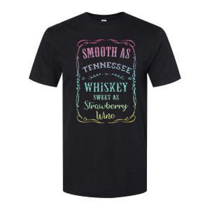 Smooth as Tennessee Whiskey Funny Humour Tee Vacation Softstyle CVC T-Shirt