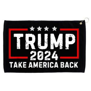 Save America Trump 2024 3 Grommeted Golf Towel