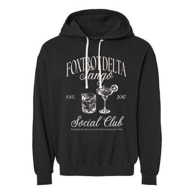 Subtle Anti Trump Garment-Dyed Fleece Hoodie