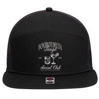 Subtle Anti Trump 7 Panel Mesh Trucker Snapback Hat