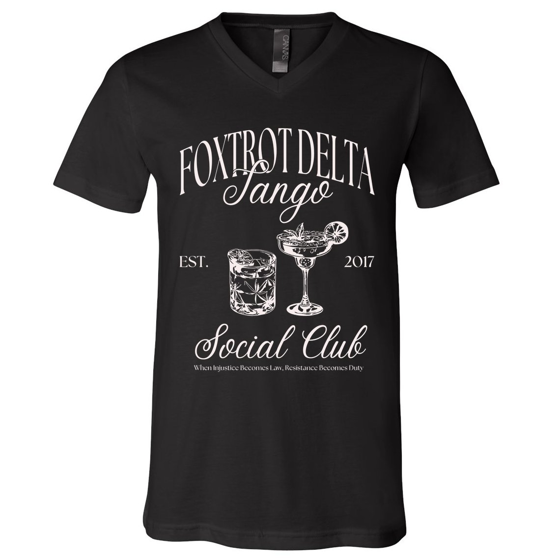 Subtle Anti Trump V-Neck T-Shirt