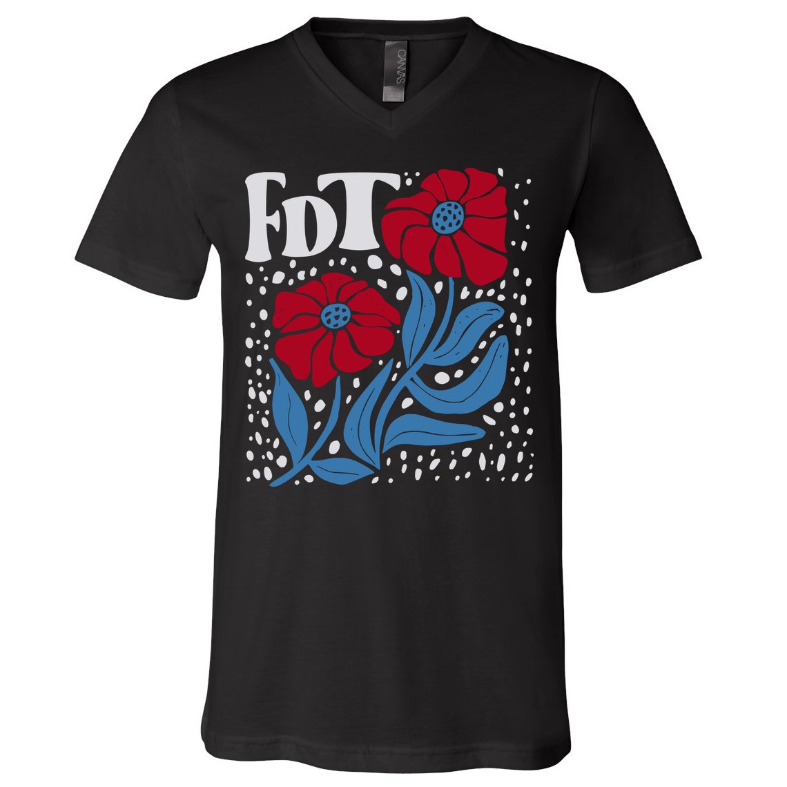 Subtle Anti Trump Fdt Anti Maga V-Neck T-Shirt