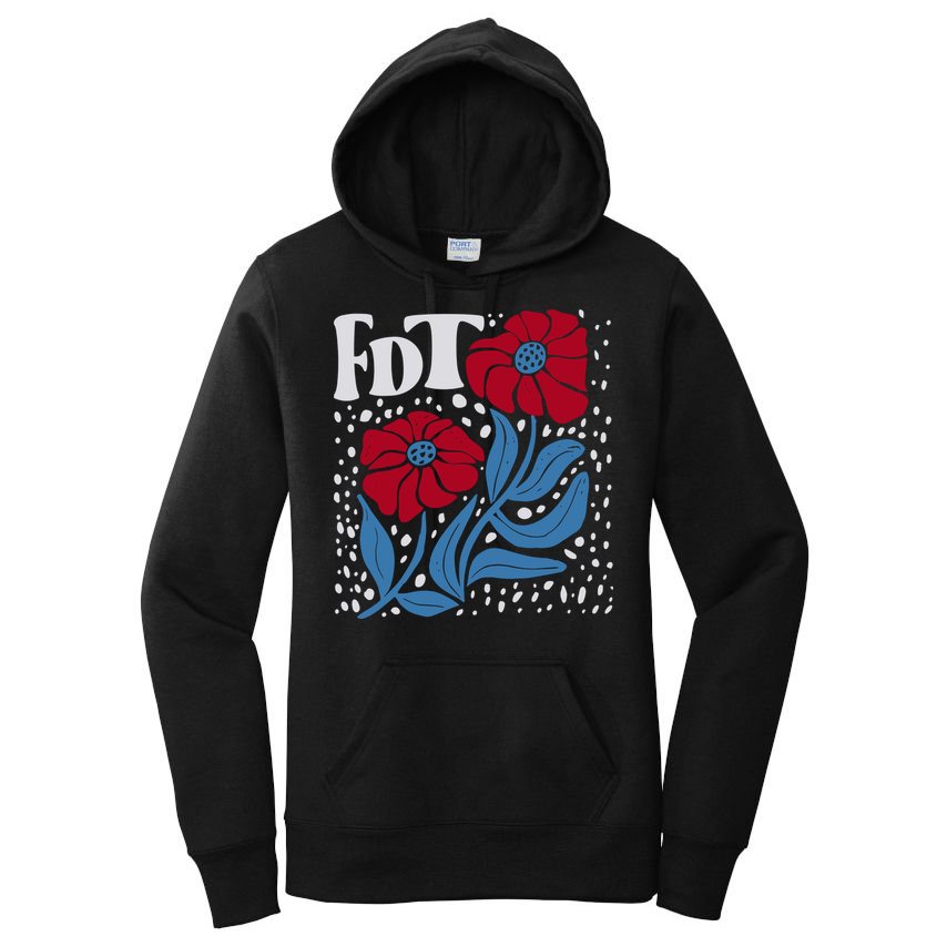 Subtle Anti Trump Fdt Anti Maga Women's Pullover Hoodie