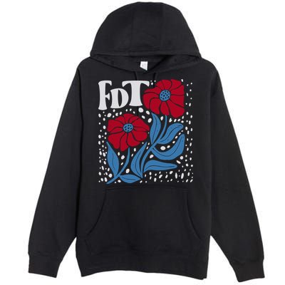 Subtle Anti Trump Fdt Anti Maga Premium Pullover Hoodie