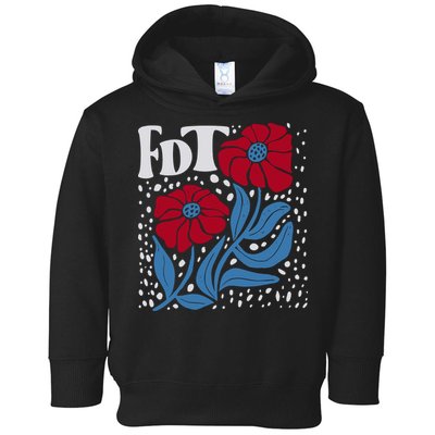 Subtle Anti Trump Fdt Anti Maga Toddler Hoodie