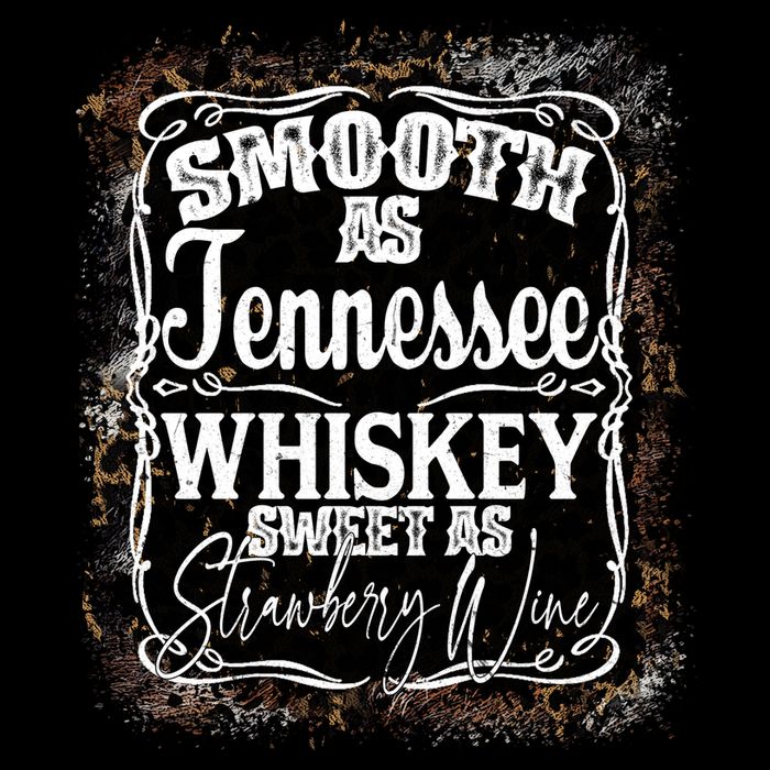 Smooth As Tennessee Whiskey Label Sweatshirt