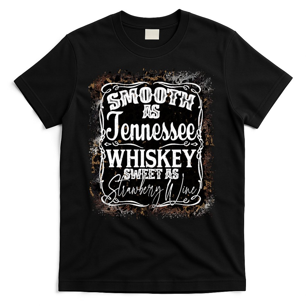 Smooth As Tennessee Whiskey Label T-Shirt