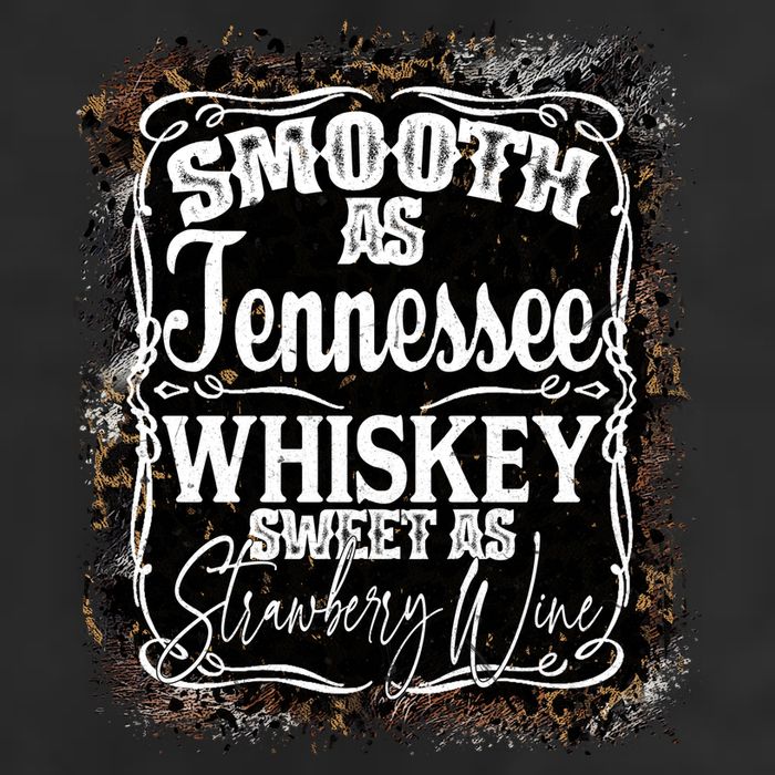 Smooth As Tennessee Whiskey Label Beanie