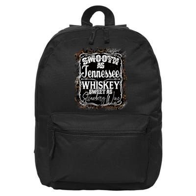 Smooth As Tennessee Whiskey Label 16 in Basic Backpack