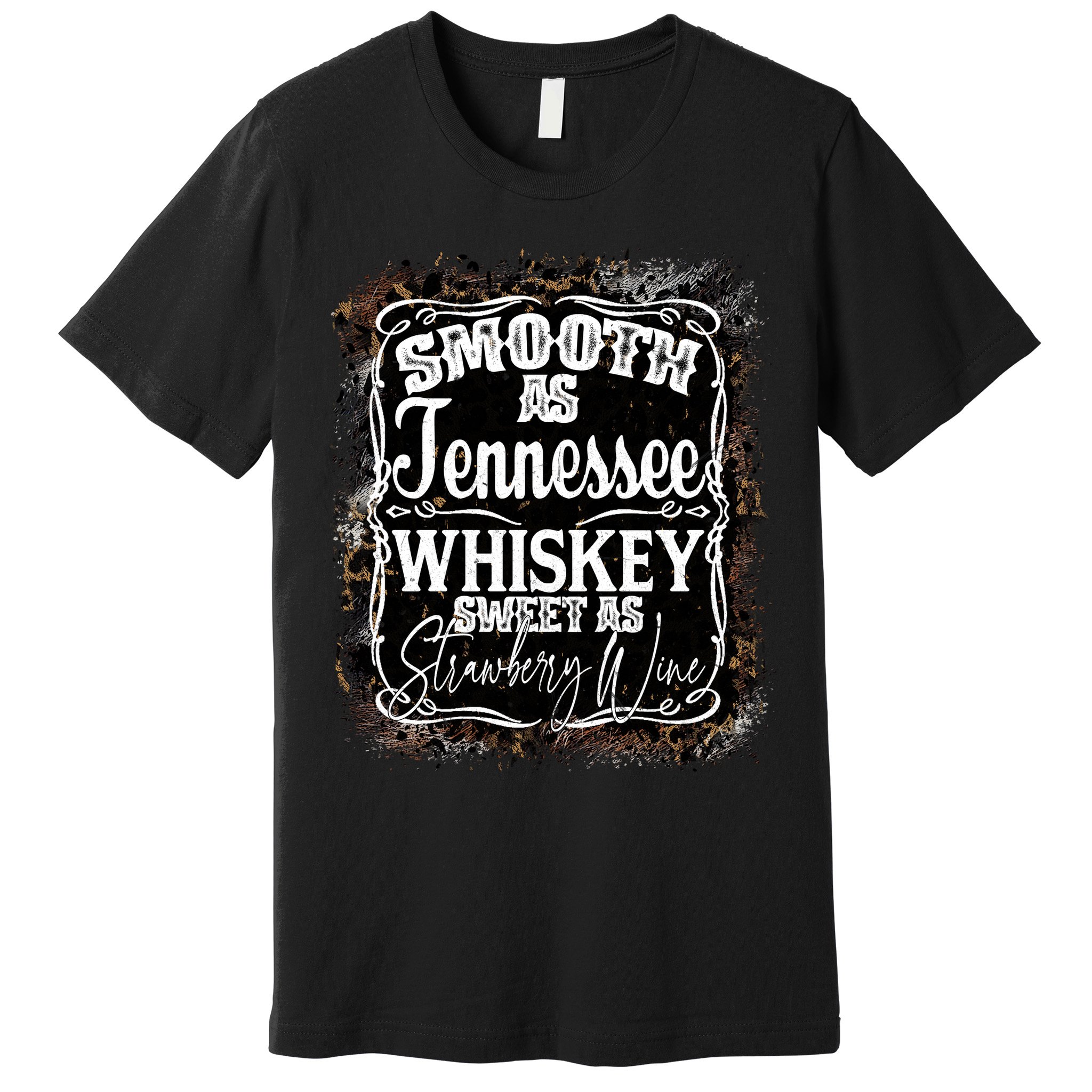 Smooth As Tennessee Whiskey Label Premium T-Shirt