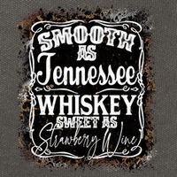 Smooth As Tennessee Whiskey Label Cotton Canvas Backpack
