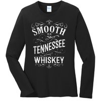 Smooth As Tennessee Whiskey Ladies Long Sleeve Shirt