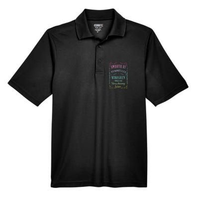 Smooth As Tennessee Whiskey Humour Vacation Men's Origin Performance Pique Polo