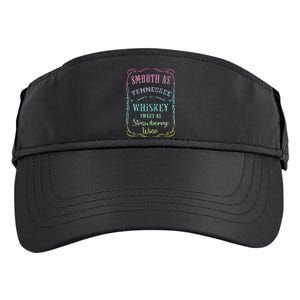 Smooth As Tennessee Whiskey Humour Vacation Adult Drive Performance Visor