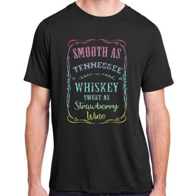 Smooth As Tennessee Whiskey Humour Vacation Adult ChromaSoft Performance T-Shirt