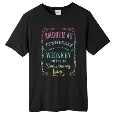 Smooth As Tennessee Whiskey Humour Vacation Tall Fusion ChromaSoft Performance T-Shirt