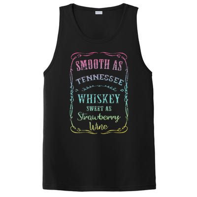 Smooth As Tennessee Whiskey Humour Vacation PosiCharge Competitor Tank